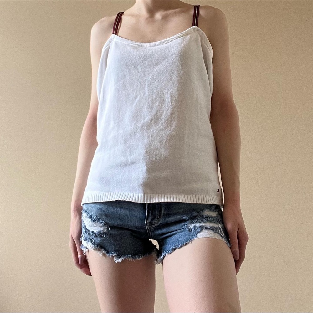 White Tommy Hilfiger tank top